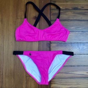 [POLO RALPH LAUREN] bathing suit set
